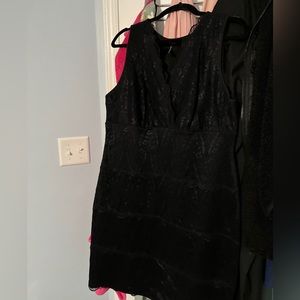 Daisy Fuentes Black Lace Dress